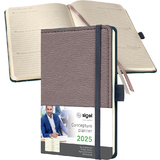 sigel taschenkalender Conceptum design Casual 2025, A6,taupe