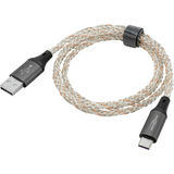 ANSMANN daten- & ladekabel mit LEDs, usb-a - usb-c Stecker