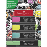 FABER-CASTELL textmarker TEXTLINER 46 GRAFFITI, 4er Etui