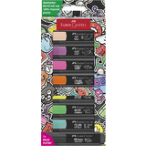 FABER-CASTELL textmarker TEXTLINER 46 GRAFFITI, 8er Etui