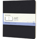 MOLESKINE Skizzenalbum, quadratisch, 120g/qm, Karton,schwarz