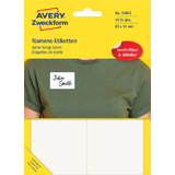 AVERY zweckform Namens-Etiketten, 80 x 54 mm, ablsbar, wei