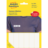 AVERY zweckform Namens-Etiketten, 76 x 19 mm, ablsbar, wei