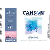 CANSON aquarellblock "Montval", 240 x 320 mm, 300 g/qm