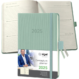 sigel taschenkalender Conceptum 2025, ca. din A6, mint