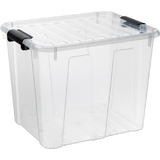 plast team Aufbewahrungsbox home BOX, 40 Liter, transparent