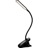 ALBA led Akku-Leseleuchte "LEDCLIP", flexibler Arm, schwarz