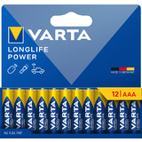 VARTA alkaline Batterie "LONGLIFE POWER", micro AAA, 12er