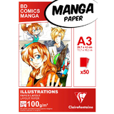 Clairefontaine skizzenblock MANGA ILLUSTRATIONS, din A3