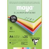 Clairefontaine tonpapierblock MAYA, din A4, 120 g/qm