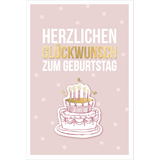 SUSY card Geburtstagskarte bee yourself "Torte"