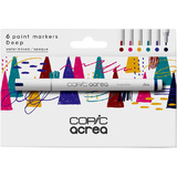 COPIC marker acrea "Deep", 6er Set