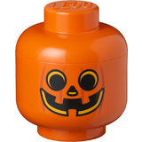 LEGO aufbewahrungskopf STORAGE head PUMKIN, S, 2 Liter