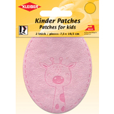 KLEIBER applikation "Giraffe", rosa, 2er Blister