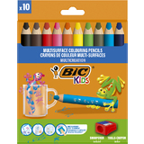 BIC kids Dreikant-Buntstifte Multisurface, 10er Kartonetui