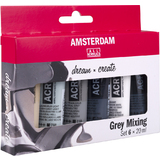 ROYAL talens Acrylfarbe amsterdam graues Mischset, 6 x 20 ml