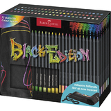 FABER-CASTELL dreikant-buntstifte Black Edition, Stifterolle