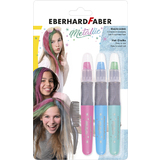 EBERHARD faber Haarkreide-Set Metallic, 3er Set