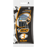 BIC einwegrasierer 3 Action, fr Mnner, 4er Pack