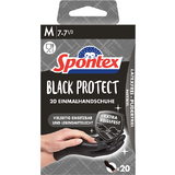 Spontex nitril-handschuh Black Protect, Gre M, schwarz