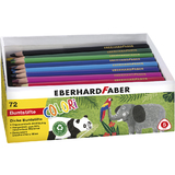 EBERHARD faber Dreikant-Buntstift colori Jumbo, 72er Box