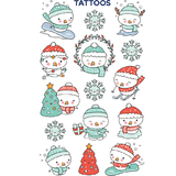 ZDesign kids Weihnachts-Tattoos "Schneemann"