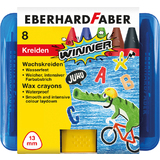 EBERHARD faber Dreikant-Wachsmalkreide WINNER, 8er Etui