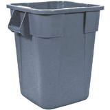 Rubbermaid container BRUTE 151,4 Liter, eckig, aus PP, grau