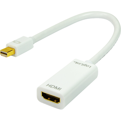 LogiLink Adapter, Mini DisplayPort Stecker- HDMI Kupplung