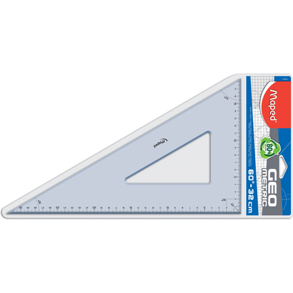 Maped Zeichendreieck Geometric 60 Grad,Kathetenlnge: 320 mm