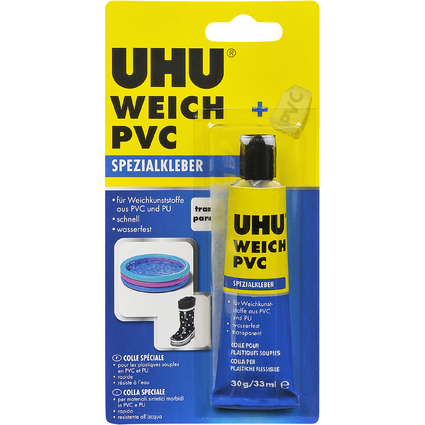 UHU Spezialkleber WEICH PVC, 30 g in der Tube