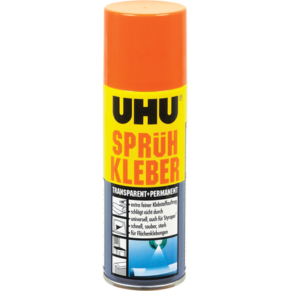 UHU Sprhkleber, permanent, transparent, 200 ml