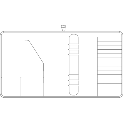 CHRONOPLAN Terminplaner "Mobil A5 Business Edition", schwarz