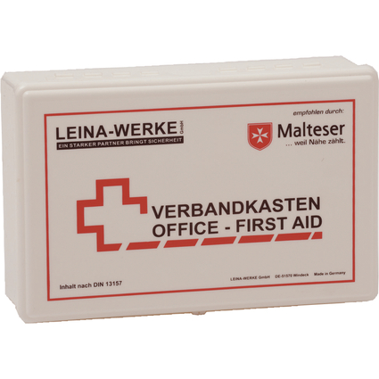 Leina Betriebsverbandkasten Office, Inhalt DIN 13157, wei