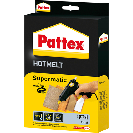 Pattex Heiklebepistole HOT SUPERMATIC, schwarz/gelb