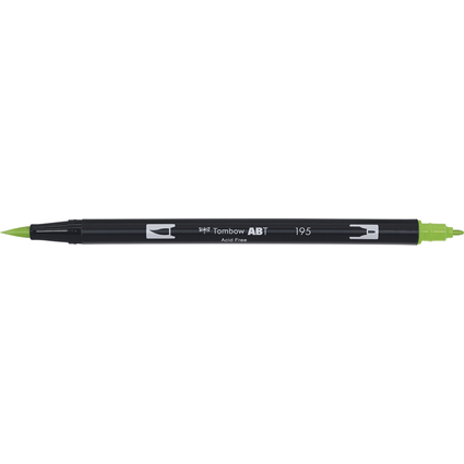 Tombow Doppelfasermaler "ABT DUAL BRUSH PEN", light green