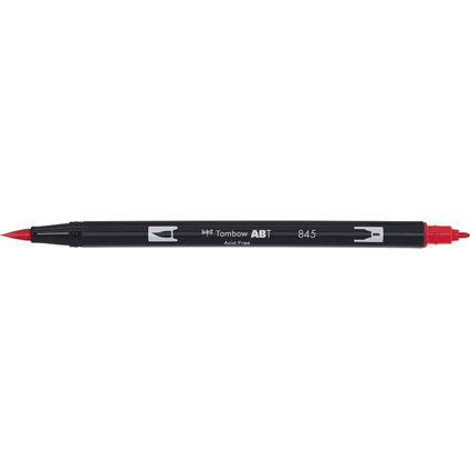 Tombow Doppelfasermaler "ABT DUAL BRUSH PEN", carmine