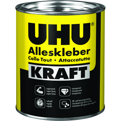 UHU Alleskleber Kraft transparent, 650 g Dose