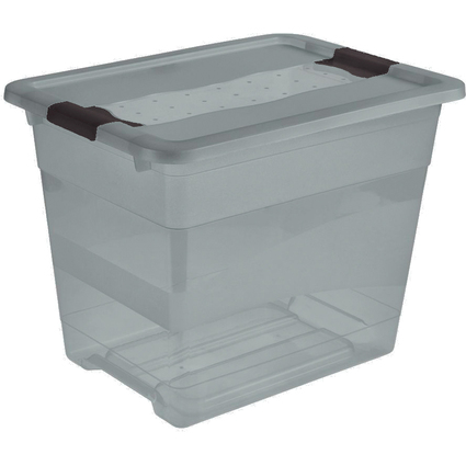 keeeper Aufbewahrungsbox "cornelia", 24 Liter, crystal-grey