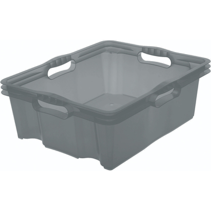 keeeper Aufbewahrungsbox "franz", 16 Liter, crystal-grey