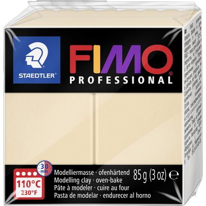 FIMO PROFESSIONAL Modelliermasse, ofenhrtend, wei, 85 g