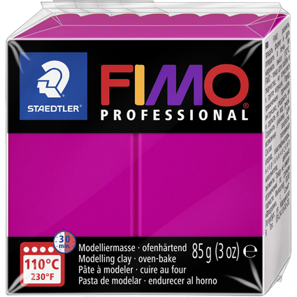 FIMO PROFESSIONAL Modelliermasse, echtmagenta, 85 g