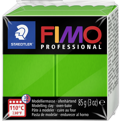 FIMO PROFESSIONAL Modelliermasse, saftgrn, 85 g