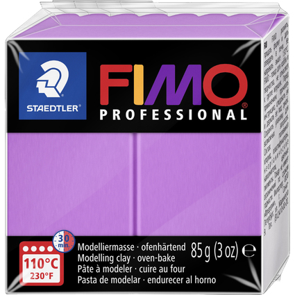 FIMO PROFESSIONAL Modelliermasse, ofenhrtend, lila, 85 g