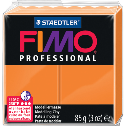 FIMO PROFESSIONAL Modelliermasse, ofenhrtend, orange, 85 g