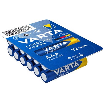 VARTA Alkaline Batterie Longlife Power BIG BOX, Micro AAA