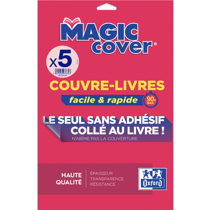 Oxford Buchschoner "Magic Cover", Inhalt: 5 Blatt