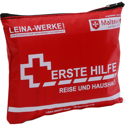 Leina Erste-Hilfe Reise- und Haushalt-Set, 27-teilig, rot