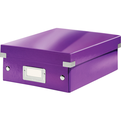 LEITZ Organisationsbox Click & Store WOW, klein, violett