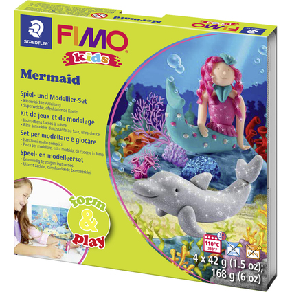 FIMO kids Modellier-Set Form & Play "Mermaid", Level 3